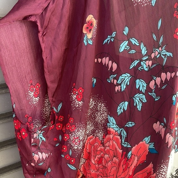 Time And Tru One Size Kimono Cardigan Top One Size - Picture 4 of 9